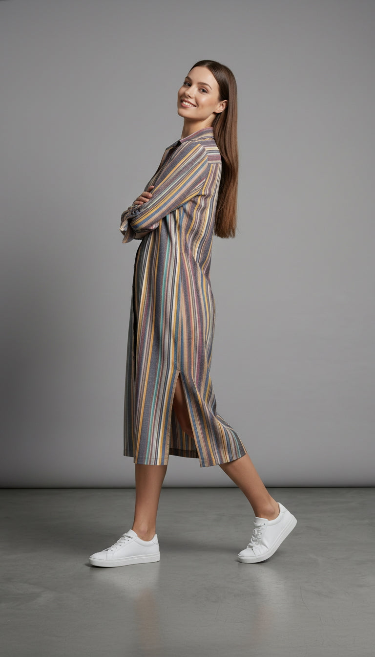 Rosy Vintage Soul stripe dress
