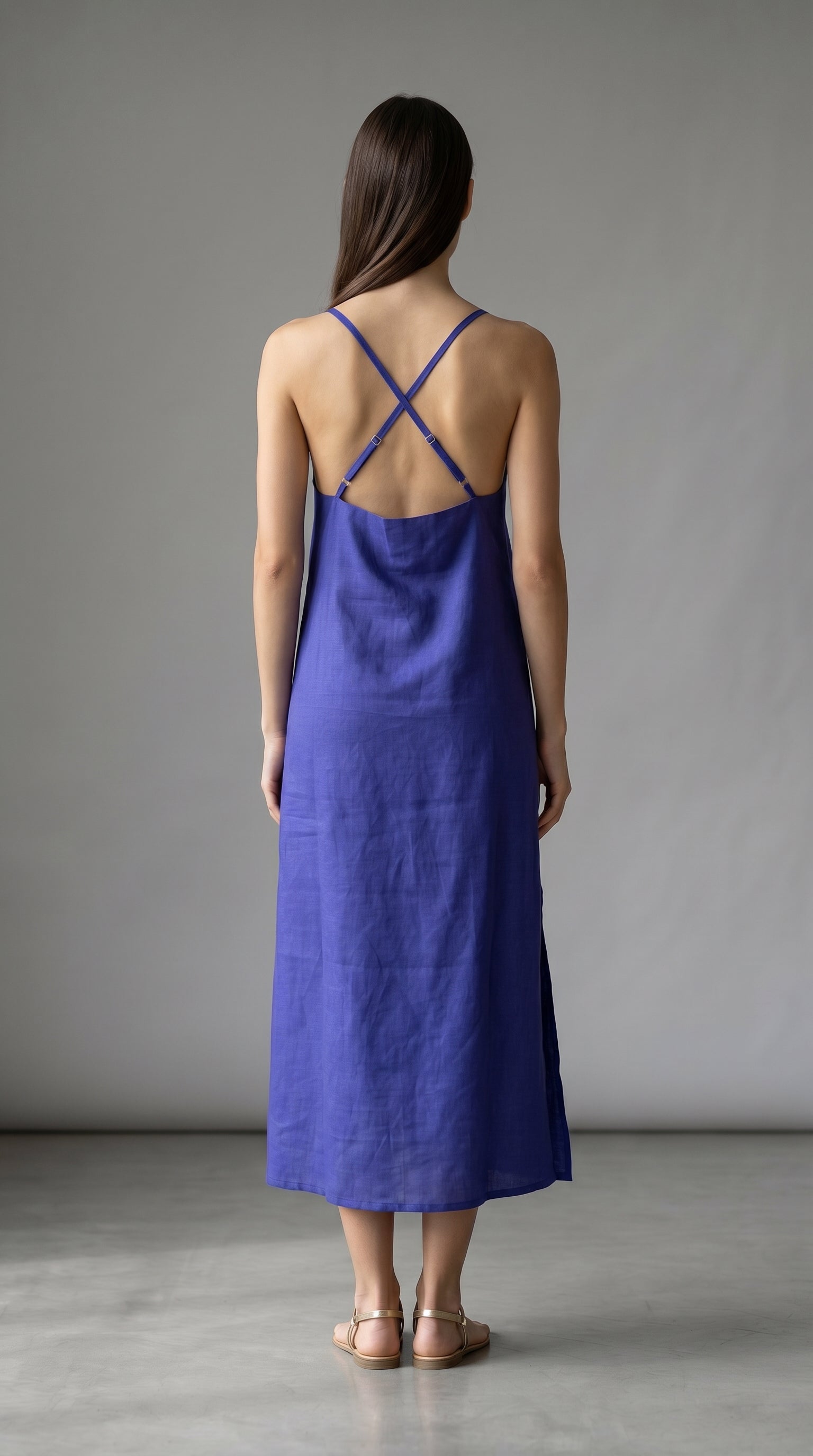 Ana dress Cobalt