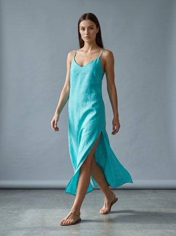Ana dress Turquoise
