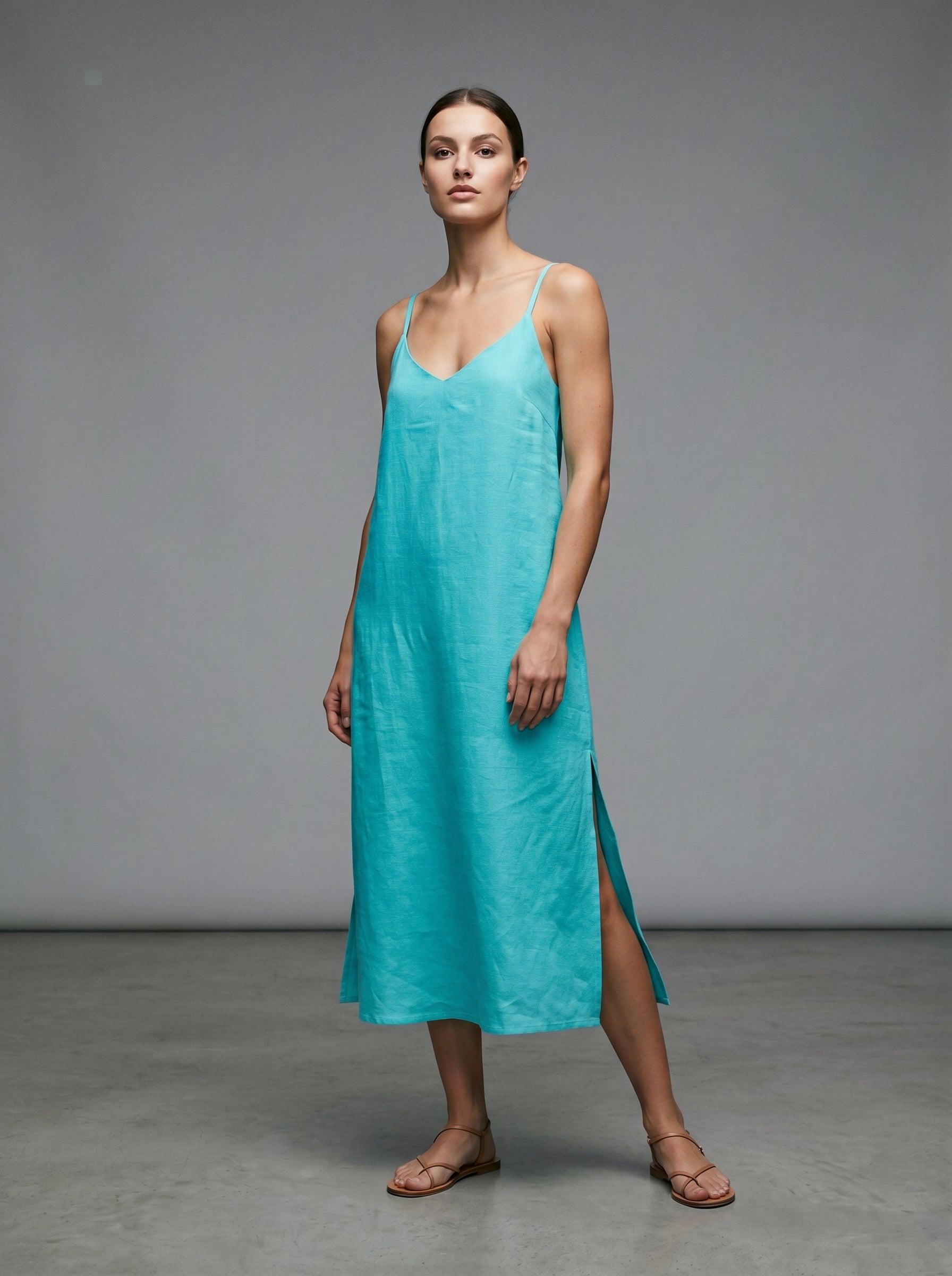 Ana dress Turquoise