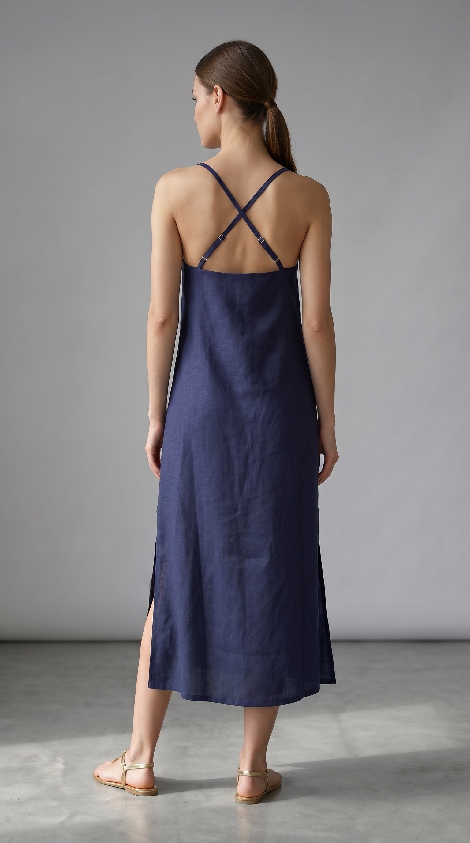 Ana dress French Navy