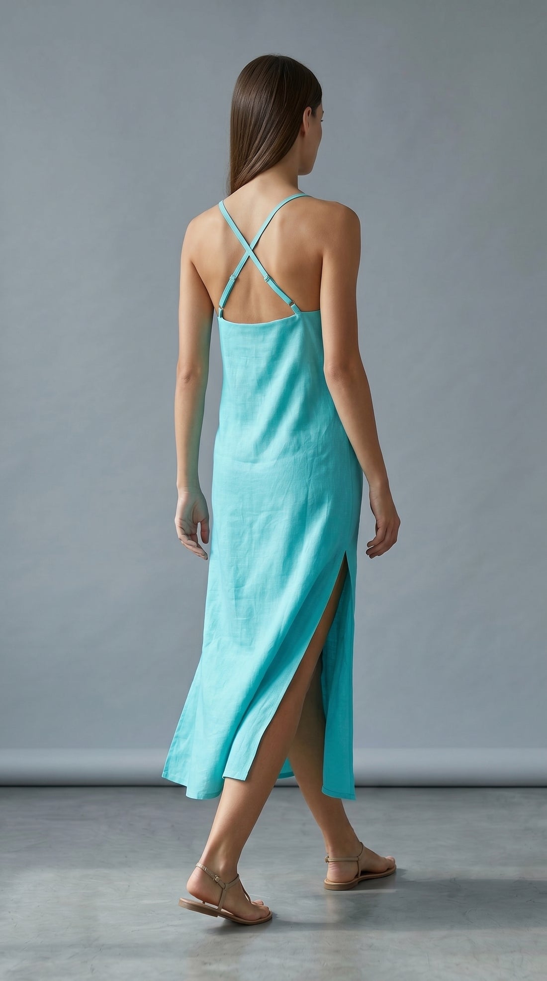Ana dress Turquoise