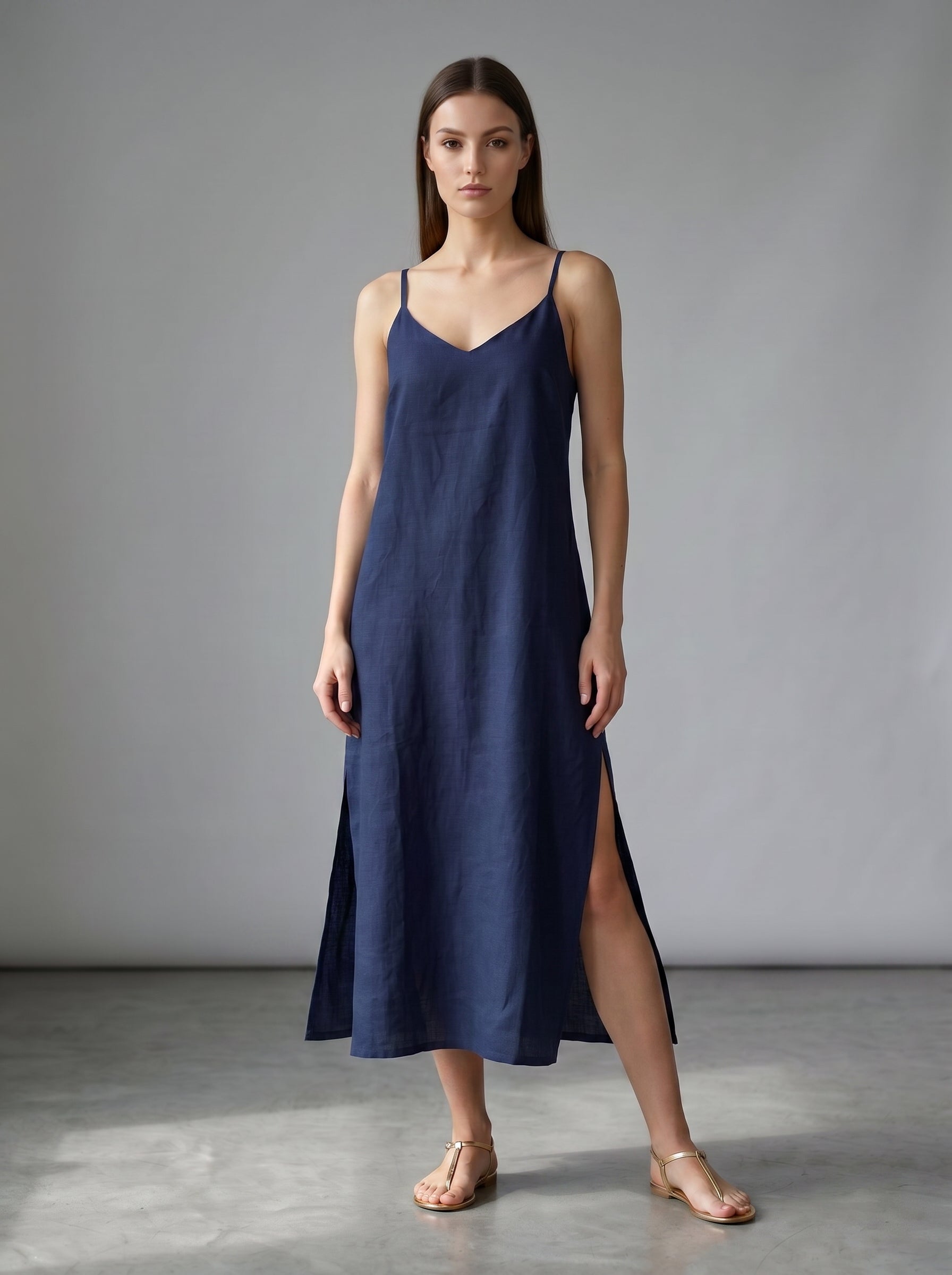 Ana dress French Navy
